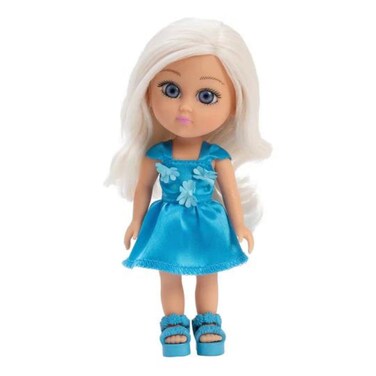 Adora Super Cuddly Fairy Garden Friends Doll Set with Color - Changing Hair, Blue Dress in Floral Applique and Matching Sandals Birthday Gift for Ages 3+ - Bluebell