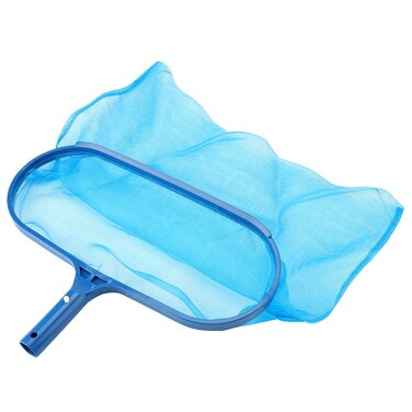 TOPINCN Pool Skimmer Blue Plastic Portable Deep Bag Leaf Skimmer Fine Mesh Net Swimming Pool Pond Tub Tool Accessories