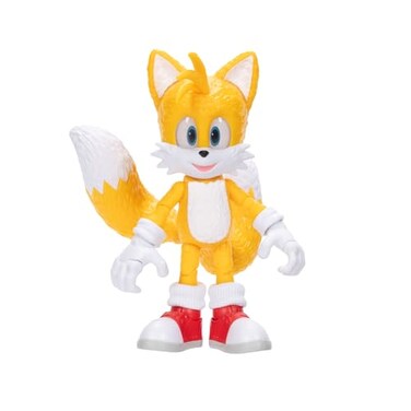 Sonic The Hedgehog Sonic 3 Movie Action Figures 5-Inch Tails Collector Toy Figure, Highly Articulated for Boys Girls - Officially Licensed 3 Movie Product