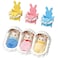 Calico Critters Triplets Care Set - Dollhouse Playset with 3 Hopscotch Rabbit Figures &amp; Accessories Included