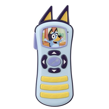 eKids Bluey Toy Remote Control for Toddlers with Built-in Music and Sound Effects, Designed for Fans of Bluey Toys