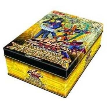 YuGiOh 5Ds 2010 Duelist Pack Exclusive Collection Tin (Yellow Tin with Starlight Road , Drill Synchron, Speed Warrior &amp; Advance Draw)