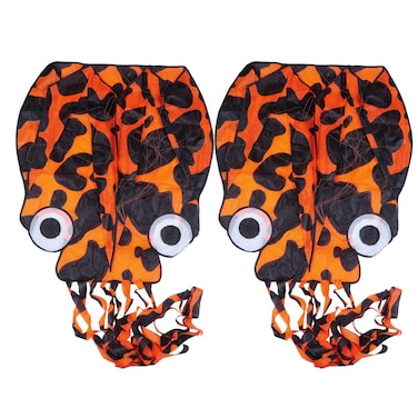 LIOOBO 2pcs Kites for Kids Silk Octopus Kite Frameless Kite Large Octopus Kite Outdoor Play Toys for Kids Toy for Kids Flying Toys for Kids Cloth Flying Cartoon Child