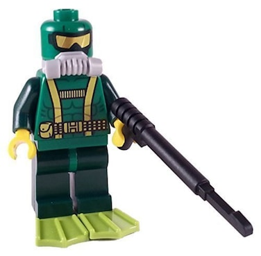 LEGO Marvel Superheroes Loose Minifigure Hydra Diver with spear gun