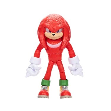 Sonic The Hedgehog Sonic 3 Movie Action Figures 5-Inch Knuckles Collector Toy Figure, Highly Articulated for Boys Girls - Officially Licensed 3 Movie Product