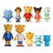 Daniel Tiger's Neighborhood Friends &amp; Family Figure Set (10 Pack) Includes: Daniel, Friends, Dad &amp; Mom Tiger, Tigey &amp; Exclusive Figure Pandy [Amazon Exclusive]