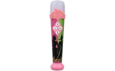 eKids Wicked Karaoke Microphone for Kids, Bluetooth Microphone Includes Built-in Music and Light Show, Designed for Fans of Wicked Toys