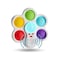 Chuckle &amp; Roar - Pop It! and Learn - Educational and Electronic Popping Toy - Learn Numbers &amp; Letters in Spanish or English - Great for Ages 6 Months to 2 Years