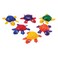 Cre8tive Minds Set of Animal Bean Bags for Classroom and Daycares, Fun Turtle Shapes for Toddlers, Preschool Supplies for Circle Time, 6-Pack, Multicolor, 8-Inch, All Ages