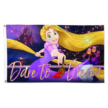 WinCraft Disney Disney Disney Rapunzel Dare to Dream Flag - Deluxe 3' X 5' Disney Rapunzel Dare to Dream Flag - Deluxe 3' X 5', Multicolor, NA
