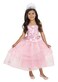Wicked Glinda Dress for Girls Premium Official Costume Pink Bubble Dress &amp; Shiny Tiara, with Holographic Sequin Details that Provide Shimmer and Shine! [Amazon Exclusive]