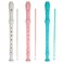 Soprano Recorder Descant Flauta Recorder 8 Hole ABS Clarinet German Style Treble flute C Key for Kids Children With Fingering Chart Instructions with Cleaning Rod Bag 3 pack