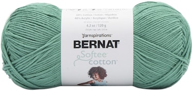 Bernat Softee Cotton Yarn, Pool Green