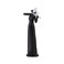 EXCEART 1pc Modern Sculpture Figurine Desktop Decoration Resin Music Figure Ornament Abstract Sculptures Music Note Figurine Statue Jazz Musical Notes Decorations Modern Art Player Man