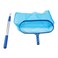 TOPINCN Swimming Pool Leaf Skimmer Fine Mesh Net Telescopic Pole Deep Bag Pond Tub Fountain Deris Tool