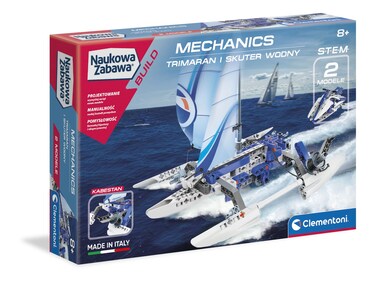 Clementoni 50063 Mechanics Laboratory Trimaran and Scooter Water Water Training Lock Set for Children from 8 LAT Version Poland