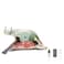 Star Wars Micro Galaxy Squadron Boba Fett's Starship (Ep 5) - 7-Inch Vehicle with Flight Display Stand and Three 1-Inch Micro Figure Accessories