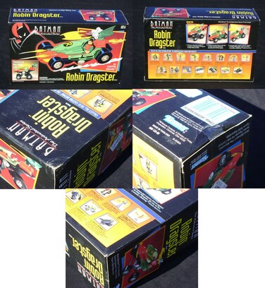 Batman Animated Series Robin Dragster Boxed Sealed &amp; Rare 1992 Kenner MISB