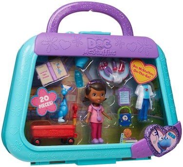 Just Play Doc McStuffins On The Go Case Stuffy Playset