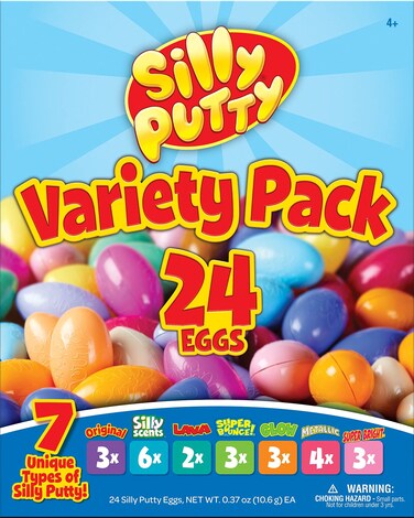 Crayola Silly Putty Bulk Variety Pack (24ct), Fidget Toys for Kids &amp; Adults, Party Favors, Treasure Box Toys for Classrooms, Goodie Bag Stuffers, Gifts [Amazon Exclusive]