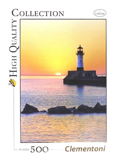 Clementoni Sunset to the Lighthouse 500 Piece Jigsaw Puzzle