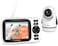 HelloBaby Baby Monitor with 3.2'' IPS Screen - Baby Camera Monitor with Remote Pan-Tilt-Zoom Camera No WiFi, Infrared Night Vision, 1000ft Wireless Connection