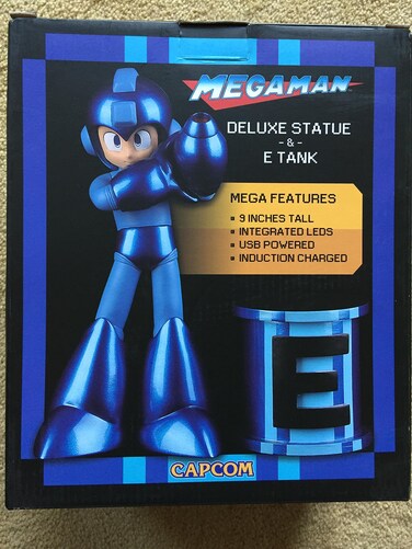Mega Man Statue and E-Tank