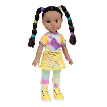ADORA Glow Girls Doll Set with Glow-in-The-Dark Accessories &amp; Clothes, 14.5" Realistic Soft &amp; Cuddly Baby Doll for Kids and Toddlers Birthday Gift for Ages 3+ - Harmony