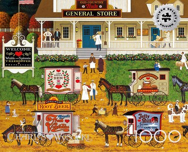 Buffalo Games - Silver Select - Charles Wysocki - Storin' Up - 1000 Piece Jigsaw Puzzle for Adults -Challenging Puzzle Perfect for Game Nights - Finished Size is 26.75 x 19.75