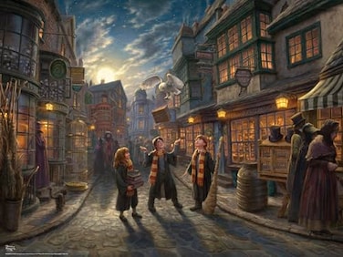 Ceaco - Thomas Kinkade - Harry Potter - Diagon Alley - 1500 Piece Jigsaw Puzzle