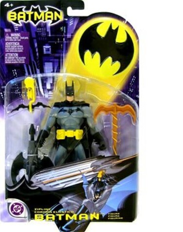 Batman 2003 Zipline Figure (Black and Gray Outfit)