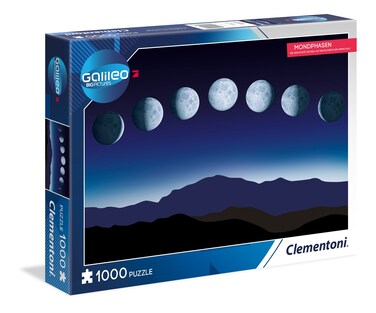 Moon Phase Jigsaw Puzzle 1000 CLEMENTONI 59090 T Galileo