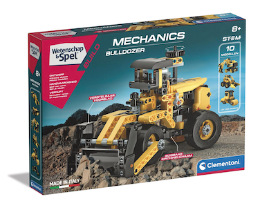 Clementoni Construction Kit Mechanics Laboratory Bulldozer