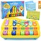 Baby Shark 2 in 1 Baby Piano Xylophone Toy for Kids Toddlers Girls Boys First Musical Instrument Multicolored Keys Keyboard Sheet Music Two Mallets