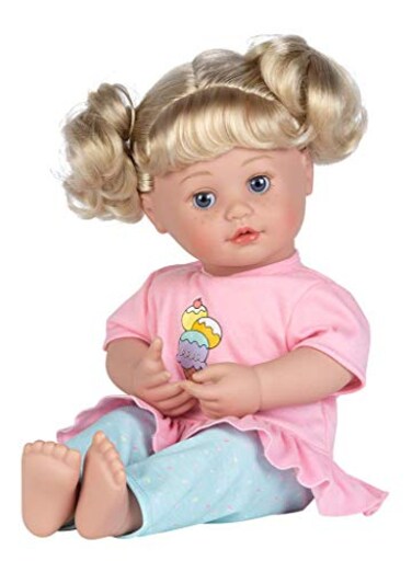 Adora My Cuddle &amp; Coo Babies Collection, 15" Baby Doll with Sweet Powder Scent and 5 Touch Activated Sounds: She Cries, Coos, Giggles, Kisses Back &amp; Says Momma Birthday Gift For Ages 3+ - Sweet Dreams