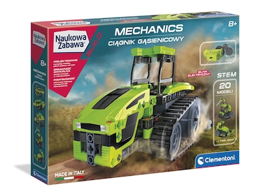 Clementoni 50689 Laboratory Mechanic Tug Wheel Tractor Set Children from 8 LAT Polish Version