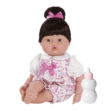 Adora Play Time Babies Collection, 13" Baby Doll with Doll Clothes and Accesories, Made with Sweet Baby Powder Scent, and GentleTouch Vinyl Body, Birthday Gift for Ages 1+ - Floral Romper