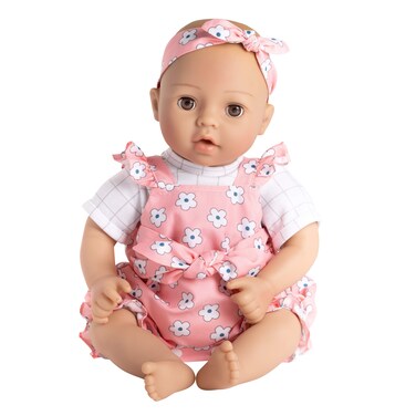 ADORA Wrapped in Love Babies, 6-Piece Set Baby Doll with Voice Recorder Feature, Includes, Removable Outfit, Headband, Romper, Pacifier and Diaper, Birthday Gift for Ages 3+ - Darling