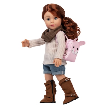 Adora Amazon Exclusive Sweet 18" Doll Collection Amazing Girls - Sweater Weather Sam in Fun Trendy Changeable Outfit, Birthday Gift For Ages 6+ - Sam