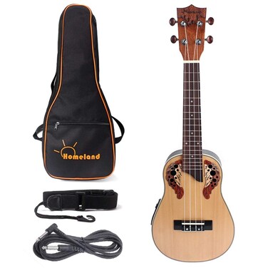 Exceart 23 Concert Ukulele Child Ukulele Children Musical Instruments Kids Ukulele Beginner Guitars for Kids Electronics Guitar Cable Mini Toy Electric Guitar Aldult Bamboo A22