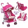 Adora 3-in-1 Baby Doll Stroller Premium Quality Doll Accessories Convertible to Baby Doll Car Seat or Back Pack Carrier Birthday Gift for Ages 3+