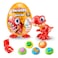 Smashers Junior Dino Dig Large Egg (T-Rex) by ZURU 18+ Surprises Compounds Mold Dinosaur Preschool Toys Build Construct Sensory Play for Kids 18 Months - 3 Years