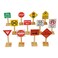 Marvel MTC-924 Education Deluxe International Traffic Signs, Set of 12