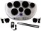 Casio LD-80 Touch-Sensitive Digital Drums with Guide Lights and AD-12 AC Adapter