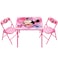 Minnie Mouse Activity Table Set with 2 Chairs for Girls Ages 3-7 Years Old