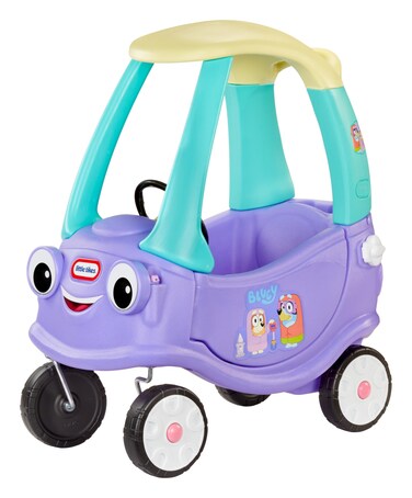Little Tikes Bluey Grannies Car Coupe with 2 Accessories, Bluey Foot-to-Floor Ride-On, for Boys and Girls Ages 1.5-5 Years