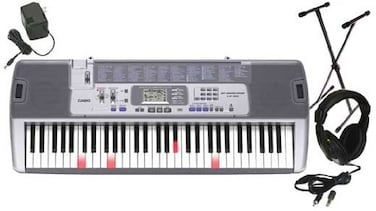 Casio LK100 Lighted Keyboard with Premium Accessories Package