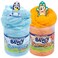 Bluey SLIMYLGOOP, 2 Pack, Pre-Made Slimes, Ready to Play Scented Bluey Cloud Slimes, Includes Rubber Bluey Charm &amp; Bingo Charm