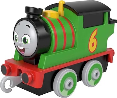 THOMAS &amp; FRIENDS Toy Train, Percy Diecast Metal Engine, Push-Along Vehicle for Preschool Pretend Play, HBY22