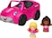 Fisher-Price Little People Barbie Toddler Toy Car Convertible with Music Sounds &amp; 2 Figures for Pretend Play Ages 18+ Months